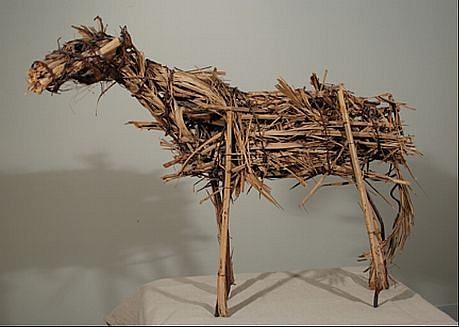 Deborah Butterfield
Untitled, 1980
Steel Rod, Wire, Straw and Wood
26 x 31 x 12 in. (66 x 78.7 x 30.5 cm)