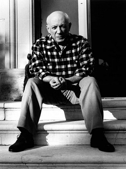 Lucien Clergue -&nbsp;Pablo Picasso, Cannes, 1955