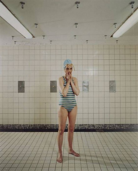 Rineke Dijkstra
Self Portrait, Marnixbad, Amsterdam, 1991; Printed 2004
Chromogenic print (color)
49 1/4 x 39 3/8 in. (125 x 100 cm)
Edition 6/6