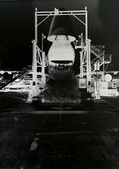 Vera Lutter - Cargo Field, Frankfurt Airport, XII: May 2, 2001