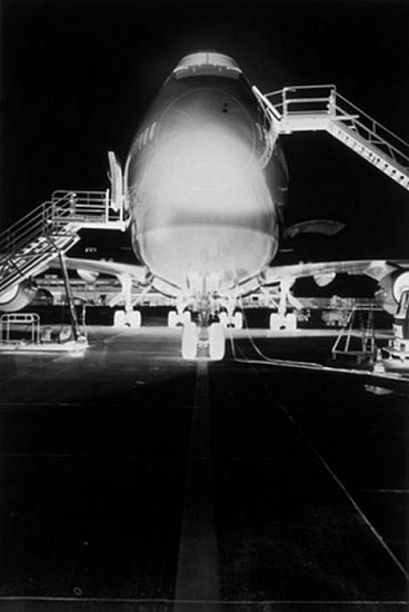 Vera Lutter
Cargo Field, Frankfurt Airport, IX: April 29, 2001, 2001
Gelatin silver print (black & white)
82 x 56 in. (208.3 x 142.2 cm)
Unique (according to artist's statement)