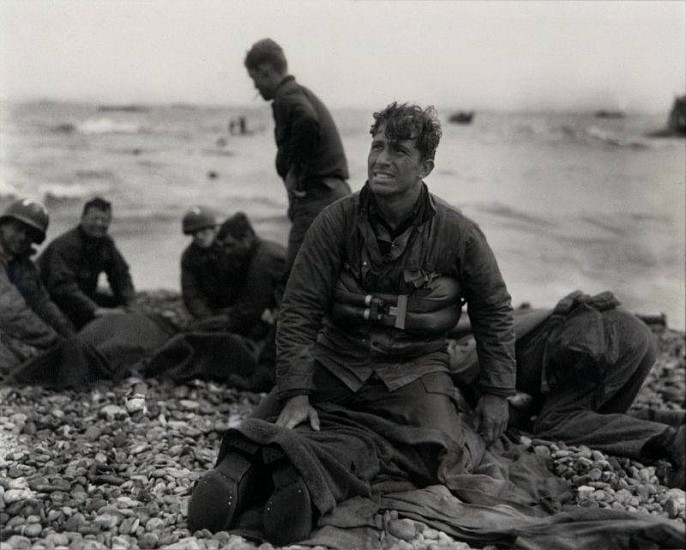 Walter Rosenblum
"D-Day Rescue", 1944
Gelatin silver print (black & white)
7 1/8 x 8 3/4 in. (18.1 x 22.2 cm)