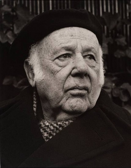 Walter Rosenblum
"Paul Strand", 1973
Gelatin silver print (black & white)
9 3/8 x 7 3/8 in. (23.8 x 18.7 cm)