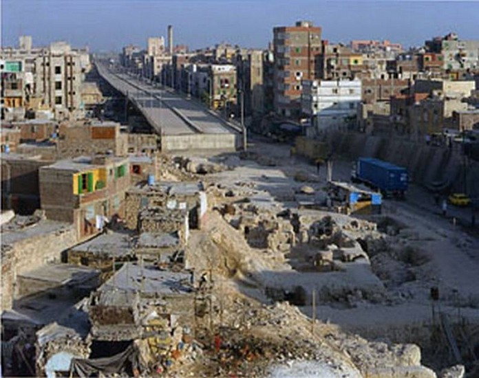 Robert Polidori
Interrupted Highway, Gabbari, Alexandria, Egypt, 1999
Fujicolor crystal archive print
40 x 48 in. (101.6 x 121.9 cm)
Edition 3 of 10Mounted to plexiglass