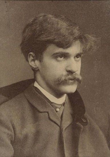 Alfred Stieglitz
Self Portrait, c. 1894
Gelatin silver print (black & white)
5 1/8 x 3 5/8 in. (13 x 9.2 cm)
VintageMounted print