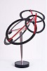 Pedro S. De Movellan, Carbon Halo: Study for Outdoor Red Halo
2008, Mixed metals