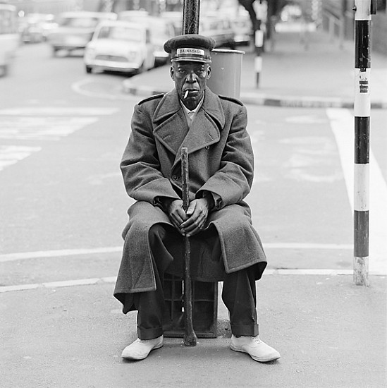 David Goldblatt
The watchman, Balnagask Court, Hillbrow, June 1972, 1972; printed 2016
Gelatin silver print (black & white)
19 3/4 x 19 9/16 in. (50.2 x 49.7 cm)
Edition 5/10