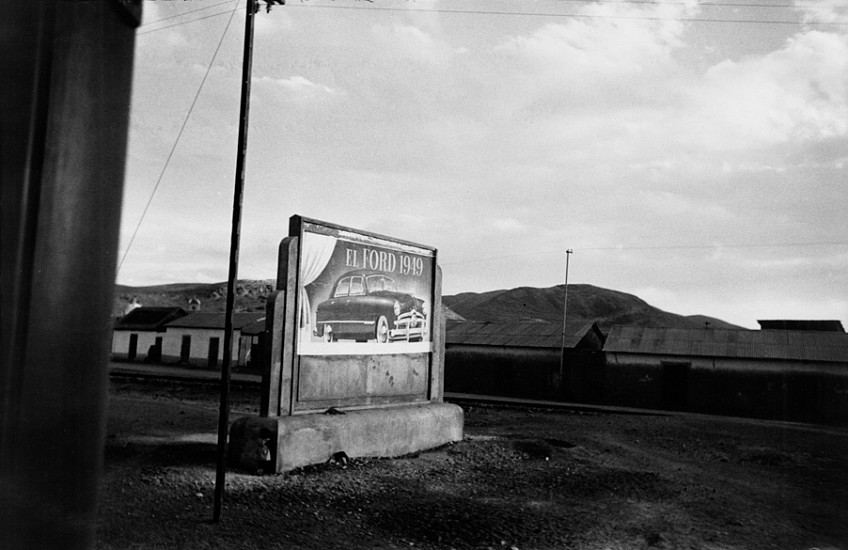 Robert Frank
Peru, 1948; printed 1960s
Gelatin silver print (black & white)
12 x 17 7/8 in. (30.5 x 45.4 cm)