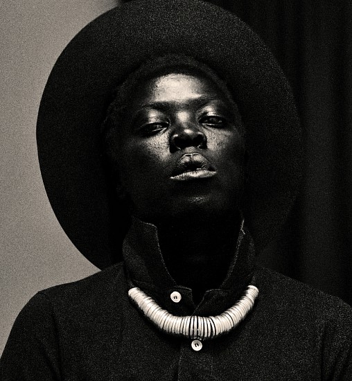 Zanele Muholi
Sandile, Parktown, 2016
Gelatin silver print (black & white)
23 9/16 x 21 11/16 in. (60 x 55.1 cm)
AP 1/2 from Edition of 8 From ""Somnyama Ngonyama"" series