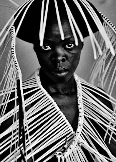 Zanele Muholi
Bhekezakhe, Parktown, 2016
Gelatin silver print (black & white)
19 1/2 x 14 1/8 in. (49.5 x 35.9 cm)
Edition 8/8 From ""Somnyama Ngonyama"" series