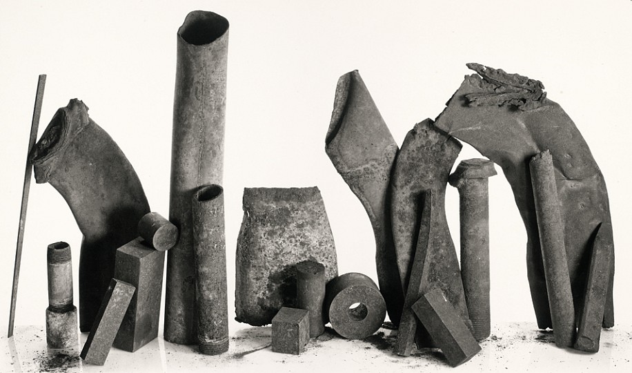 Irving Penn
20 Metal Pieces, New York, 1980; Printed 1981
Platinum palladium print mounted to aluminum
11 7/16 x 19 5/16 in. (29.1 x 49.1 cm)
Edition 14/48