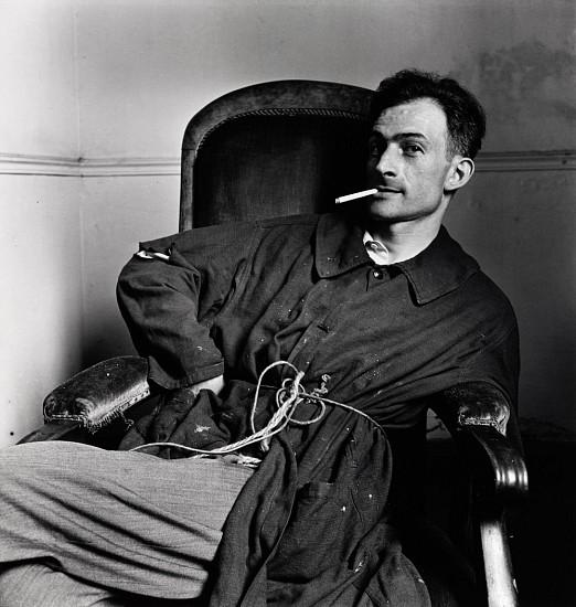 Irving Penn
Balthus (B), Paris, 1948, printed 1948
Vintage gelatin silver print
11 x 10 3/8 in. (27.9 x 26.4 cm)
Edition of 24