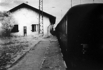Judy Glickman Lauder -&nbsp;Bohusonice Train Station at Theresienstadt, Czechoslovakia