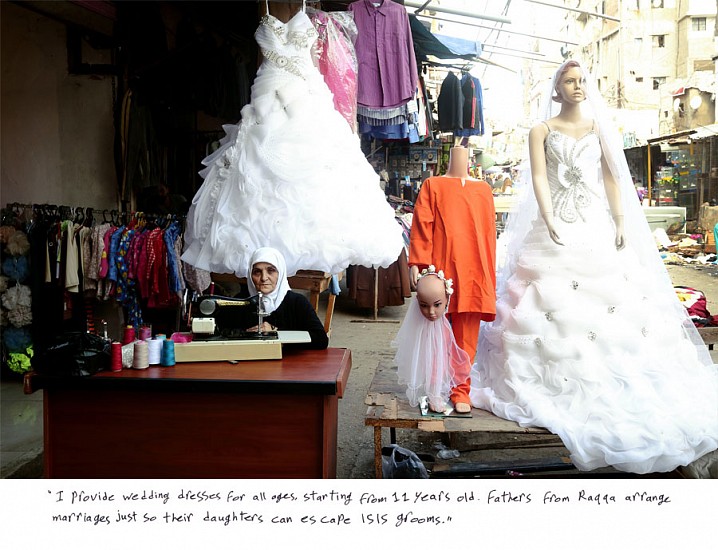 Omar Imam
Untitled [wedding dresses], 2017
Pigment print
12 x 17 1/2 in. (30.5 x 44.5 cm)
From the Syrialism seriesEdition 1/10