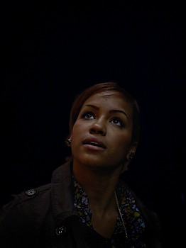 Paul Graham -&nbsp;Young Woman with Military Jacket Looking Up, 42nd Street