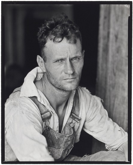 Walker Evans
Floyd Burroughs, Hale County, Alabama, 1936; printed 1969â€“1970
Gelatin silver print (black & white)
10 x 8 in. (25.4 x 20.3 cm)