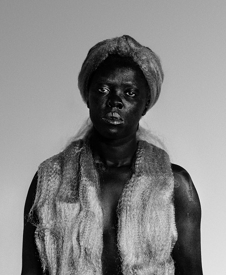 Zanele Muholi
Lonaye XXV, Philadelphia, 2018; printed 2019
Gelatin silver print (black & white)
27 1/2 x 22 5/8 in. (69.8 x 57.5 cm)
Edition 5/8