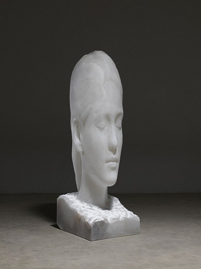 Jaume Plensa
Maria II, 2018
Alabaster
48 x 15 1/5 x 18 1/10 in. (121.9 x 38.6 x 46 cm)
Unique