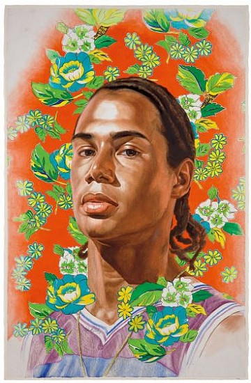Kehinde Wiley
Michael Borges Study (World Stage: Brazil), 2008
Watercolor on paper
40 1/8 x 26 1/4 in. (101.9 x 66.7 cm)