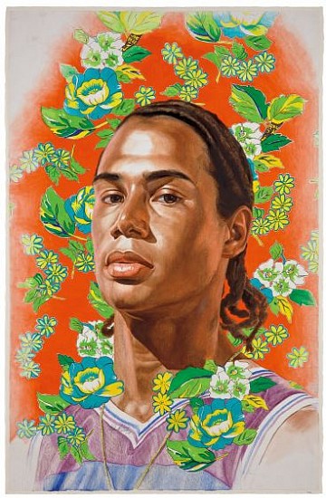 Kehinde Wiley
Michael Borges Study (World Stage: Brazil), 2008
Watercolor on paper
40 1/8 x 26 1/4 in. (101.9 x 66.7 cm)