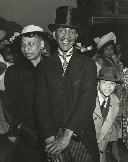 Weegee
Easter Sunday, Harlem, c. 1940; printed c. 1955
Gelatin silver print (black & white)
13 1/4 x 10 1/2 in. (33.7 x 26.7 cm)