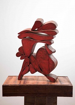 Mel Kendrick -&nbsp;Red Holes 2