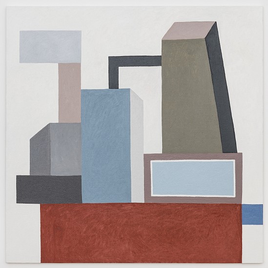 Nathalie Du Pasquier
Untitled, 2016
Oil on canvas
39 1/4 x 39 1/4 in. (100 x 100 cm)