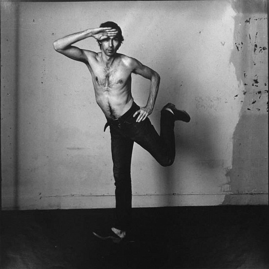 Peter Hujar
Self-Portrait Jumping (II), 1974
Vintage gelatin silver print
13 3/4 x 13 5/8 in. (34.9 x 34.6 cm)