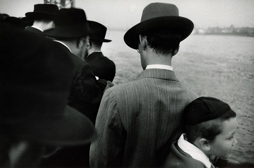 Robert Frank
Yom Kippur - East River, New York City, 1955; printed c. 1973
Gelatin silver print (black & white)
8 x 12 in. (20.3 x 30.5 cm)