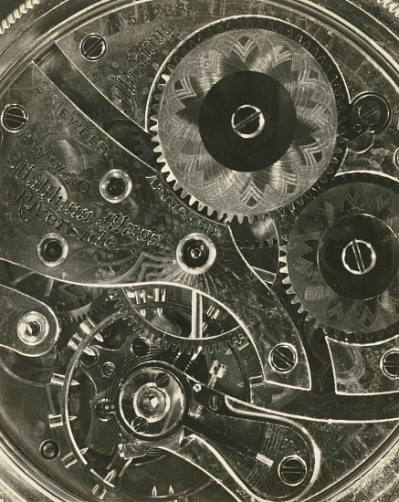 Berenice Abbott
Watch Gears, 1940s; Printed c 1940s
Gelatin silver print (black & white)
10 x 8 in. (25.4 x 20.3 cm)