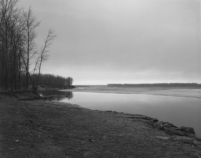 Robert Adams
Missouri River, Clay Country, South Dakota, 1977; Printed 1989
Gelatin silver print (black & white)
16 x 20 in. (40.6 x 50.8 cm)
Edition 1/30 (edition not realized)