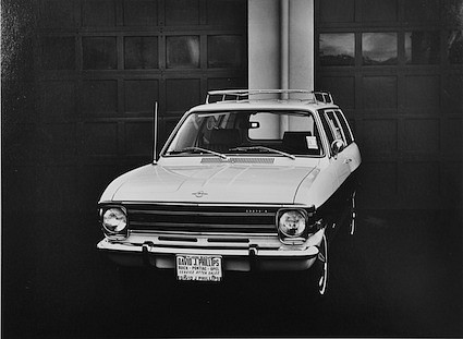 Lewis Baltz
Opel, Laguna Beach, 1970
Vintage gelatin silver print
6 1/5 x 8 1/2 in. (15.8 x 21.6 cm)
From the ""Prototype Works"" series 1 of 2 prints