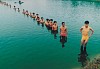 Zhang Huan, To Raise the Water Level in a Fish Pond (Diagonal Men)
1997, Chromogenic print (color)